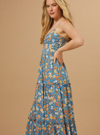 Dream Floral Maxi Dress Detail 4 - TULLABEE