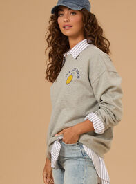 Easy Peasy Lemon Squeezy Sweatshirt Detail 4 - TULLABEE