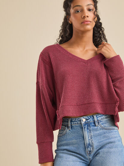 Alessia Ribbed Top - TULLABEE