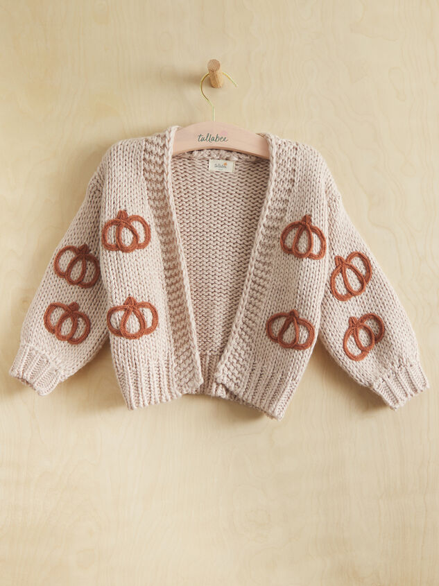 Pumpkin Patch Cardigan Detail 2 - TULLABEE