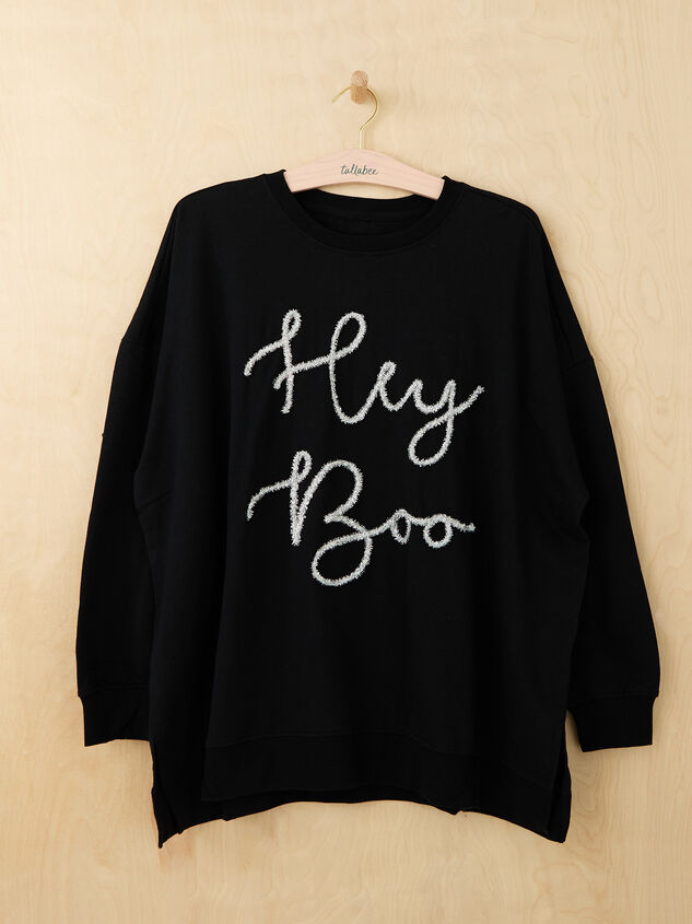 Hey Boo Mama Graphic Sweatshirt by MudPie - TULLABEE