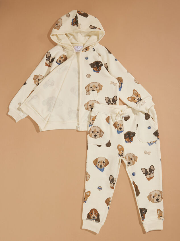 Puppy Pals Hoodie and Jogger Set Detail 2 - TULLABEE