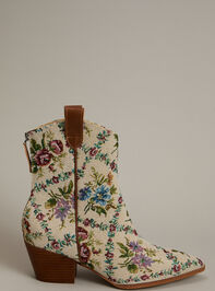 Demi Floral Tapestry Boots Detail 2 - TULLABEE