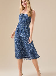 Genevieve Floral Midi Dress - TULLABEE