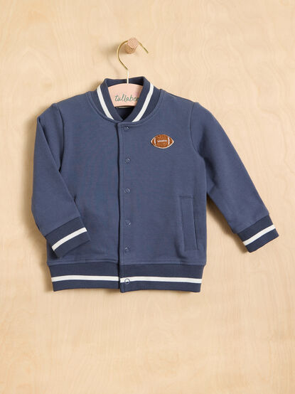 Football Champ Letterman Baby Jacket - TULLABEE