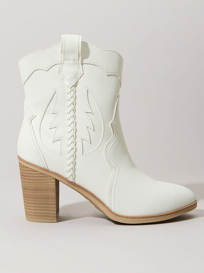 Laina Braided Western Bootie - TULLABEE