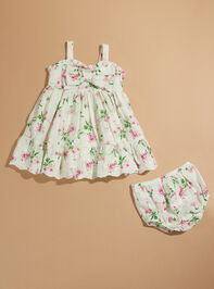 Luna Dainty Floral Dress and Bloomer Set - TULLABEE