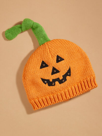 Pumpkin Light Up Beanie by MudPie - TULLABEE