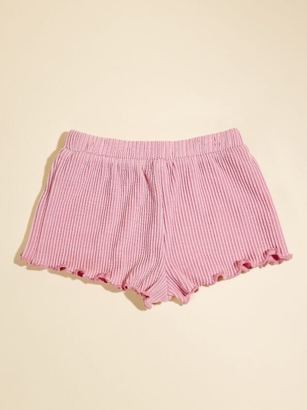 Kyra Ribbed Shorts Detail 2 - TULLABEE