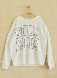 Cool Mom Crewneck Detail 2 - TULLABEE