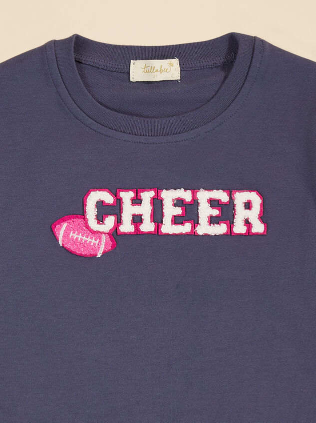 Cheer Squad Crewneck Detail 2 - TULLABEE