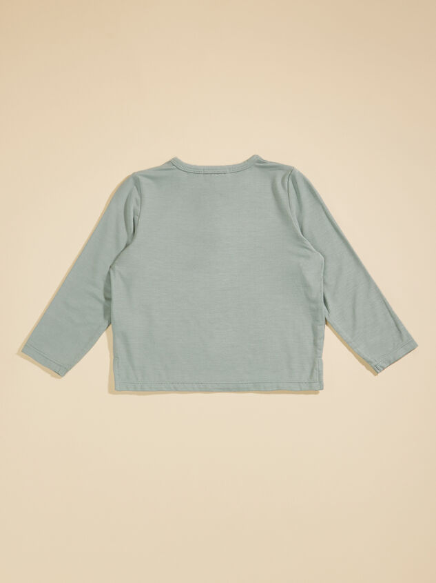 Kaz Mist Toddler Henley Detail 2 - TULLABEE