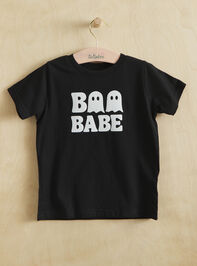 Boo Babe Graphic Tee Detail 2 - TULLABEE