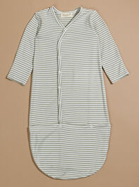 Carter Striped Bundle Gown - TULLABEE