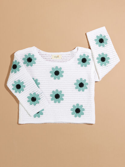 Poppy Toddler Cropped Pullover - TULLABEE