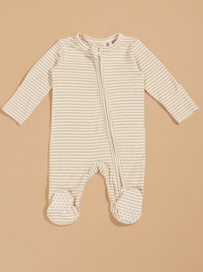 Lucas Striped Footie - TULLABEE