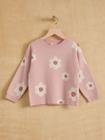 Darling Daisies Sweater Pullover - TULLABEE