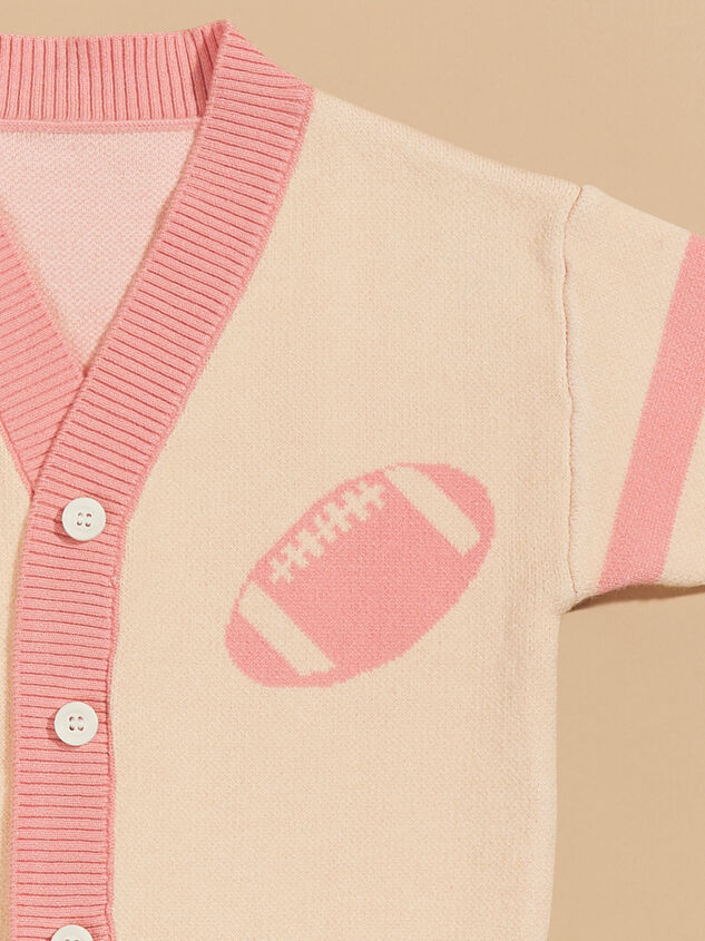 Mini Varsity Prep Cardigan Detail 4 - TULLABEE